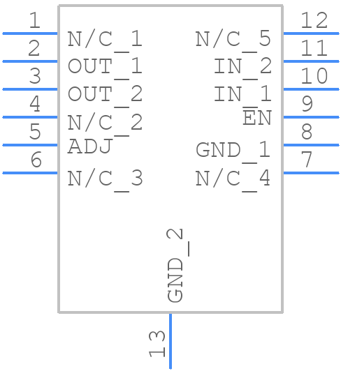 NCP186AMN080TBG - onsemi - PCB symbol