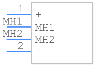 BX0037 - Bulgin - PCB symbol