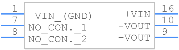 TES 2N-2411 - Traco Power - PCB symbol