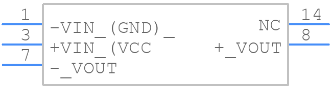 TES 1-1212 - Traco Power - PCB symbol