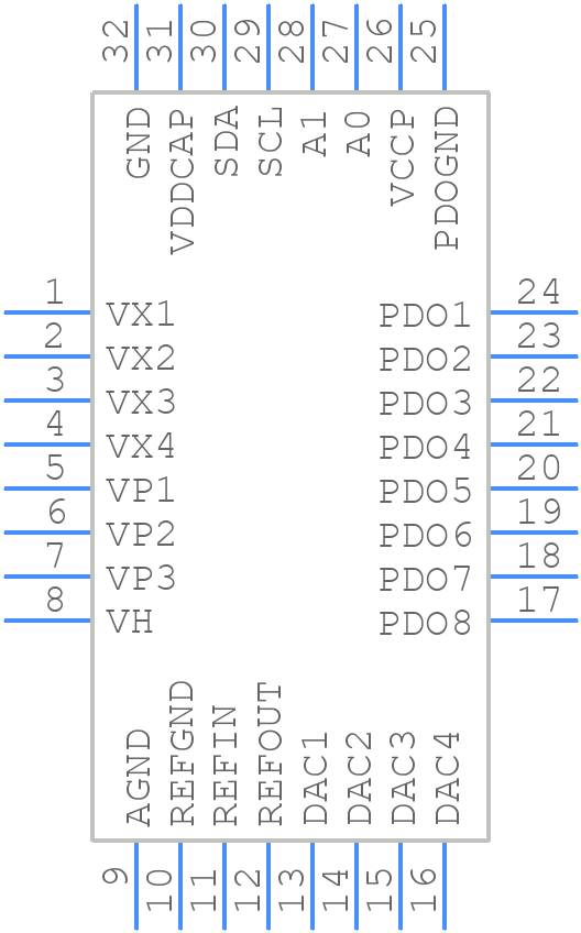 ADM1069ASTZ - Analog Devices - PCB symbol