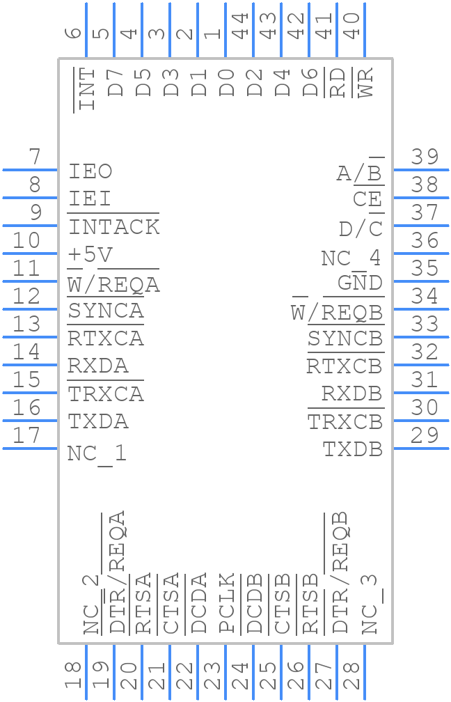 Z85C3016VSG - LITTELFUSE - PCB symbol