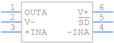 AD8591ARTZ-REEL7 - Analog Devices - PCB symbol