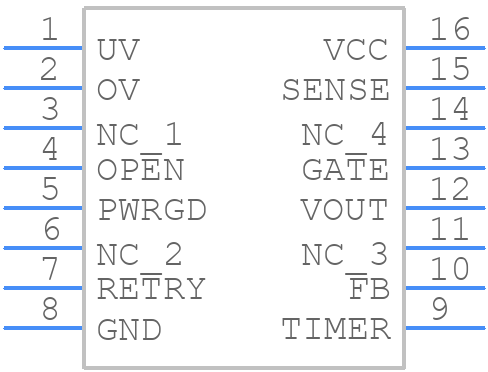 LT4256-3CGN#PBF - Analog Devices - PCB symbol
