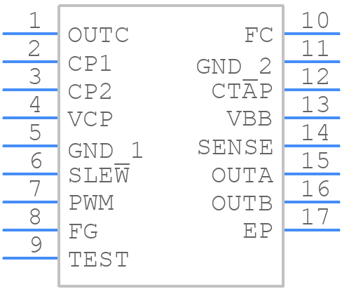 A4941GLPTR - Allegro Microsystems - PCB symbol