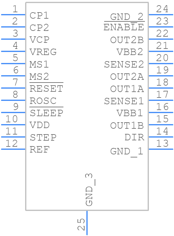 A4982SLPTR - Allegro Microsystems - PCB symbol