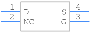 IRFD9120PBF - Vishay - PCB symbol