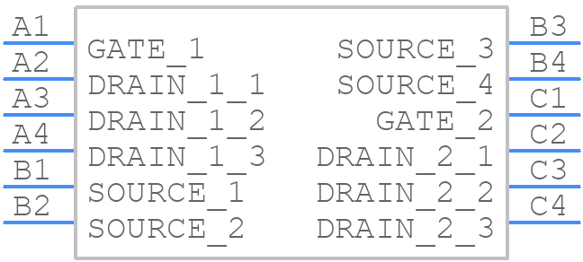 CSD86311W1723 - Texas Instruments - PCB symbol