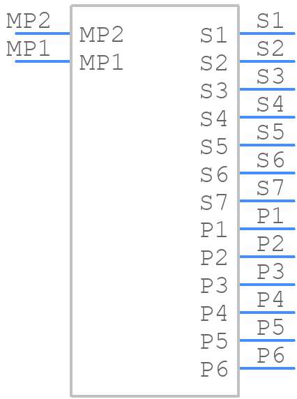 SSATA101010212 - Amphenol - PCB symbol