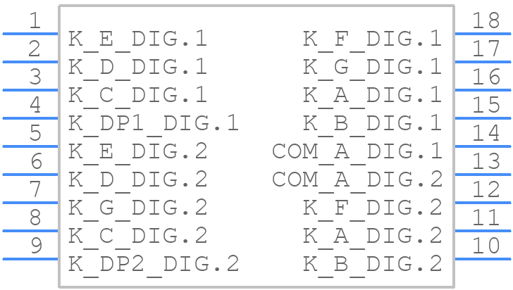 DA56-11EWA - Kingbright - PCB symbol