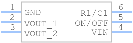 TPS27082LDDCR - Texas Instruments - PCB symbol