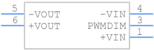 LDD-700L - Mean Well - PCB symbol