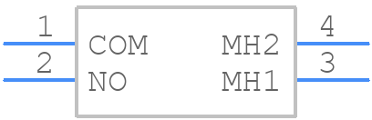 FSMRA4JH04 - TE Connectivity - PCB symbol