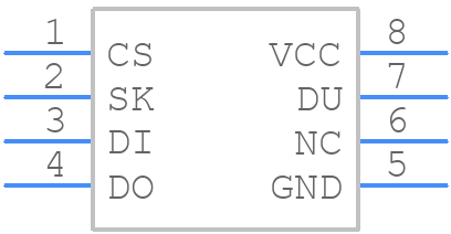 BR93G76FVT-3AGE2 - ROHM Semiconductor - PCB symbol