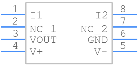 LOG104AID - Texas Instruments - PCB symbol