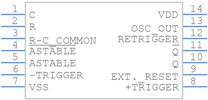 CD4047BMT - Texas Instruments - PCB symbol