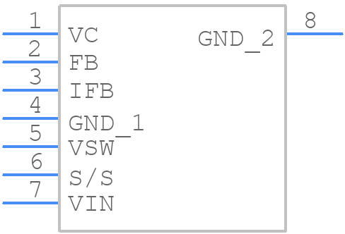 LT1513-2CR#TRPBF - Analog Devices - PCB symbol