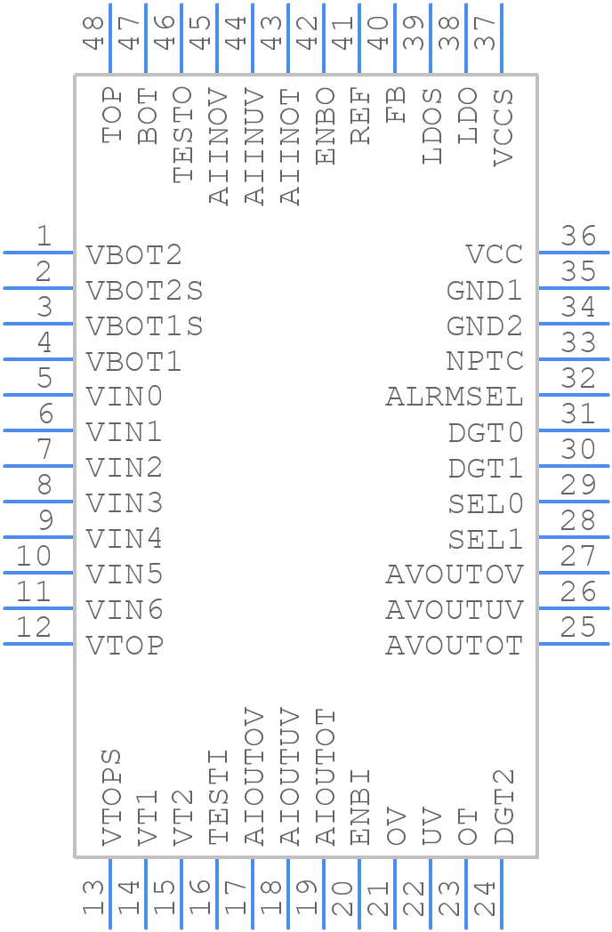 AD8280WASTZ - Analog Devices - PCB symbol