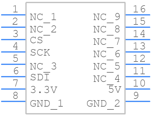MIKROE-1296 - MIKROELEKTRONIKA - PCB symbol