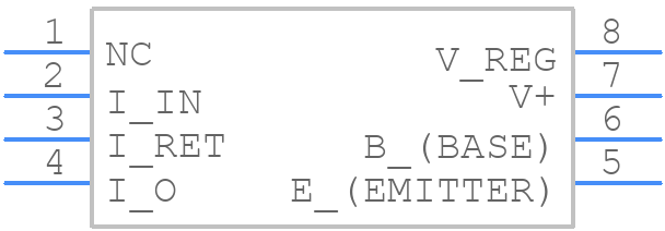 XTR117AIDGKT - Texas Instruments - PCB symbol
