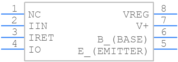 XTR117AIDGKR - Texas Instruments - PCB symbol