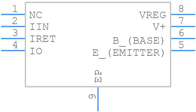 XTR117AIDRBTG4 - Texas Instruments - PCB symbol