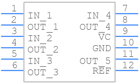 HXS 50-NP - LEM - PCB symbol