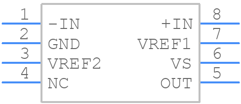 AD8417WBRMZ - Analog Devices - PCB symbol