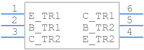 BC846BS - Nexperia - PCB symbol