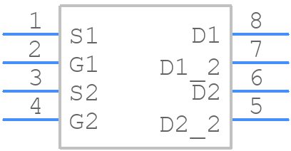 AUIRF7343Q - Infineon - PCB symbol