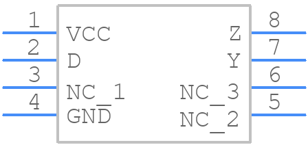 SN65LVDS1D - Texas Instruments - PCB symbol
