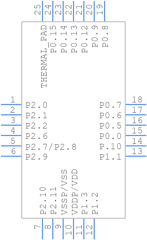 XMC1302Q024X0064ABXUMA1 - Infineon - PCB symbol