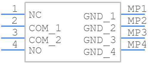 SSSS810201 - ALPS Electric - PCB symbol