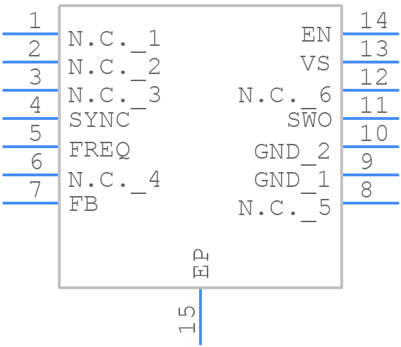 TLF50211ELXUMA2 - Infineon - PCB symbol