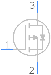 DMG2305UX-7 - Diodes Incorporated - PCB symbol