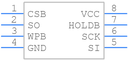 BR25H160FVT-2CE2 - ROHM Semiconductor - PCB symbol