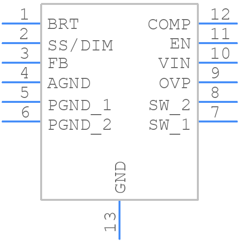 MIC2299-15YML-TR - Microchip - PCB symbol