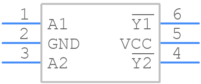NL27WZU04DFT2G - onsemi - PCB symbol