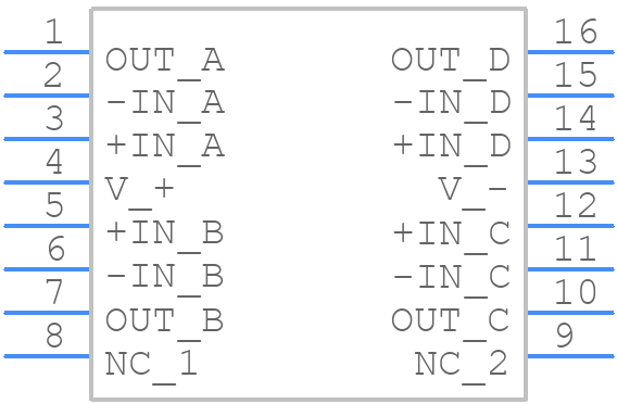 LT6232IGN#PBF - Analog Devices - PCB symbol