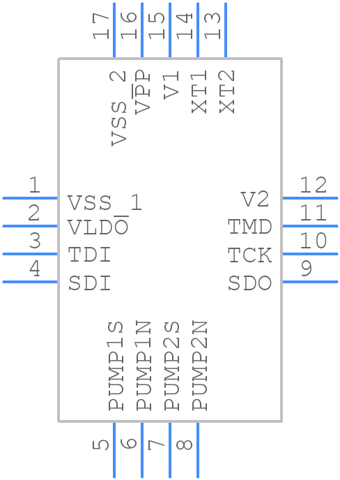 BQ76PL102RGTR - Texas Instruments - PCB symbol