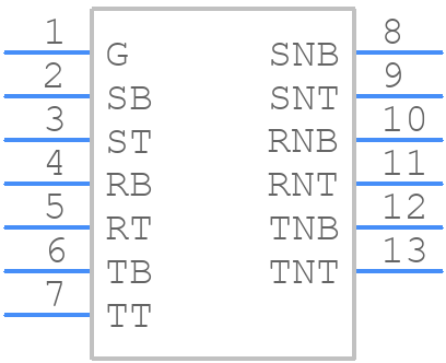 NSJ12HF-1 - Neutrik - PCB symbol