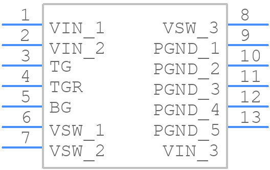 CSD87334Q3D - Texas Instruments - PCB symbol
