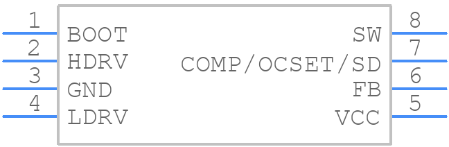 FAN6520AMX_Q - onsemi - PCB symbol