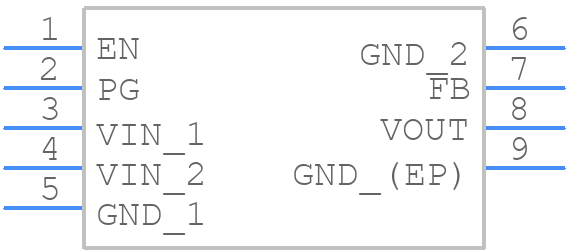 TPS82085SILT - Texas Instruments - PCB symbol