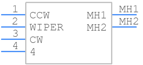 RK11K1130A07 - ALPS Electric - PCB symbol
