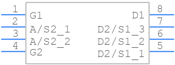 SI4816BDY-T1-GE3 - Vishay - PCB symbol