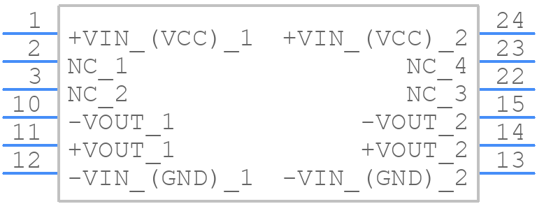 TEL 3-2411 - Traco Power - PCB symbol