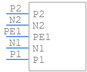 FN406-1-02 - Schaffner - PCB symbol