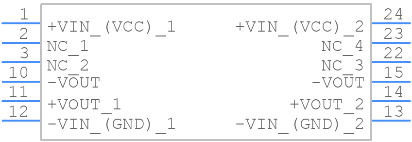 TEL 3-2412 - Traco Power - PCB symbol