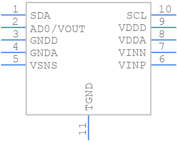 SI7013-A20-GM1 - Silicon Labs - PCB symbol